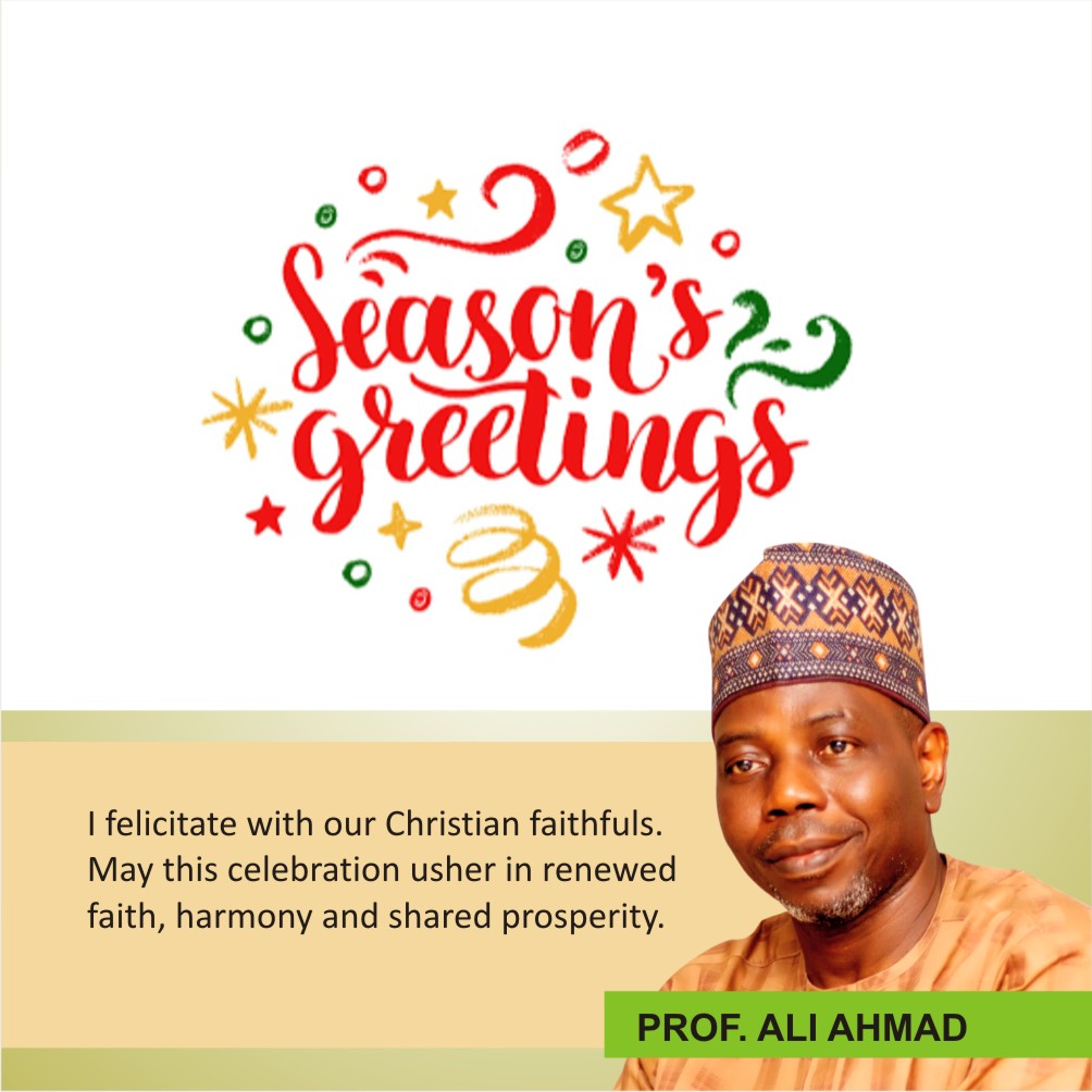 Prof. Ali Ahmad Felicitates with the Christian Faithful on the Celebration of Christmas